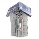 Wooden Beach Hut Storage Box
